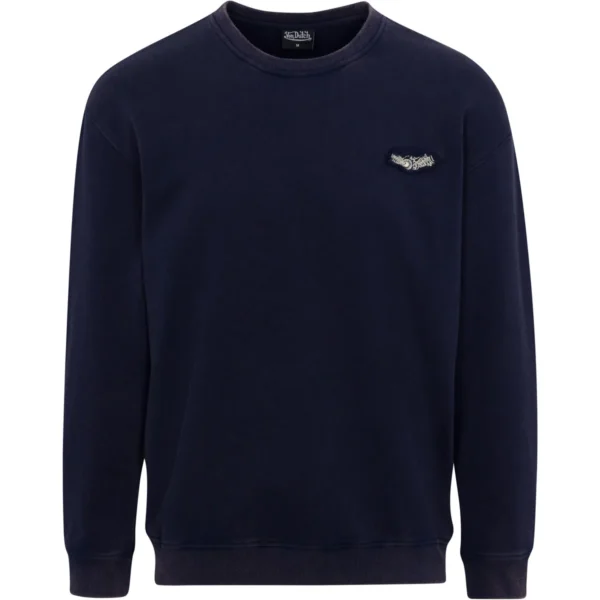 blue-french-terry-crew-neck-sweater