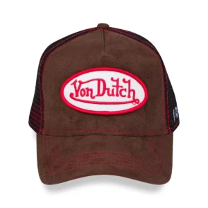 brown-suede-red-trucker