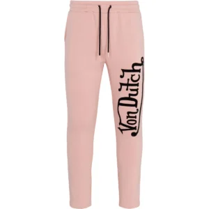 womens-pink-black-logo-jogger